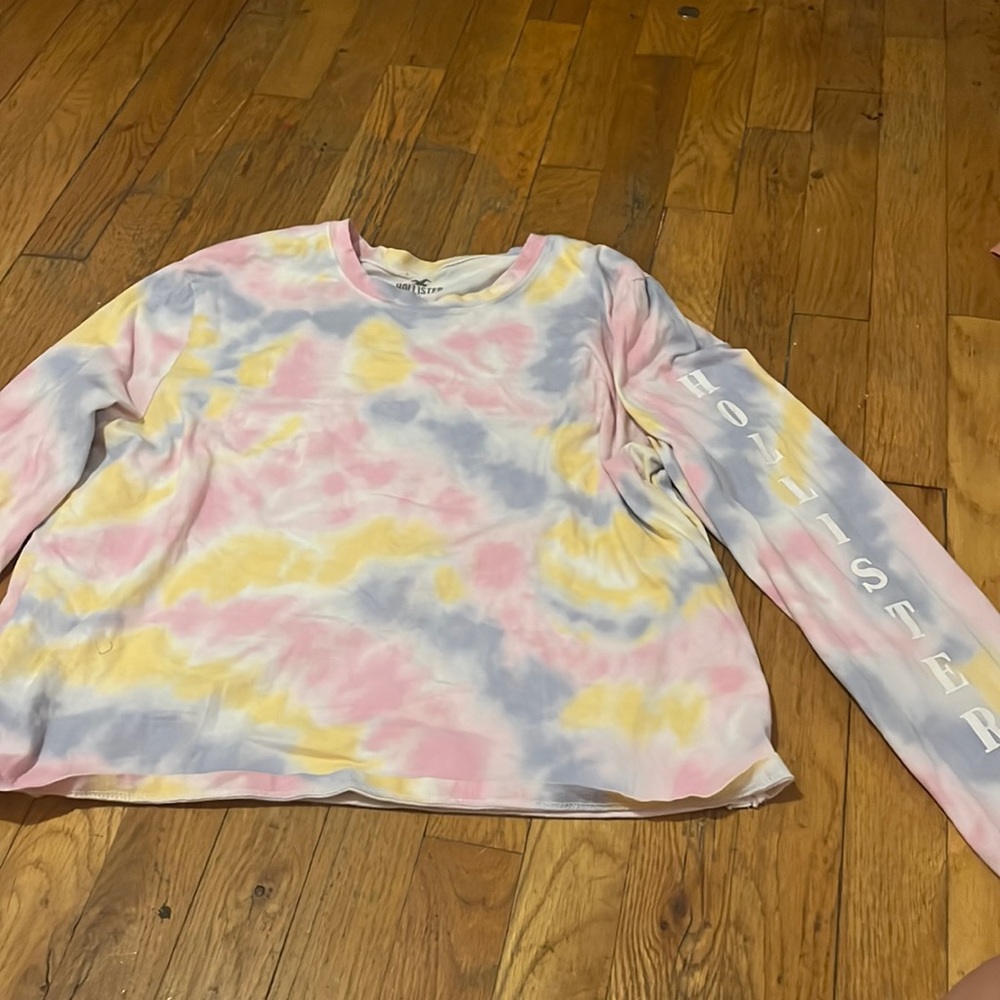 Tye Dyed Holister Long Sleeve Shirt